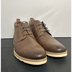 Steve Madden M-Braqut Mens Brown Synthetic Lace Up Chukkas Boots 13 NWOB Charity